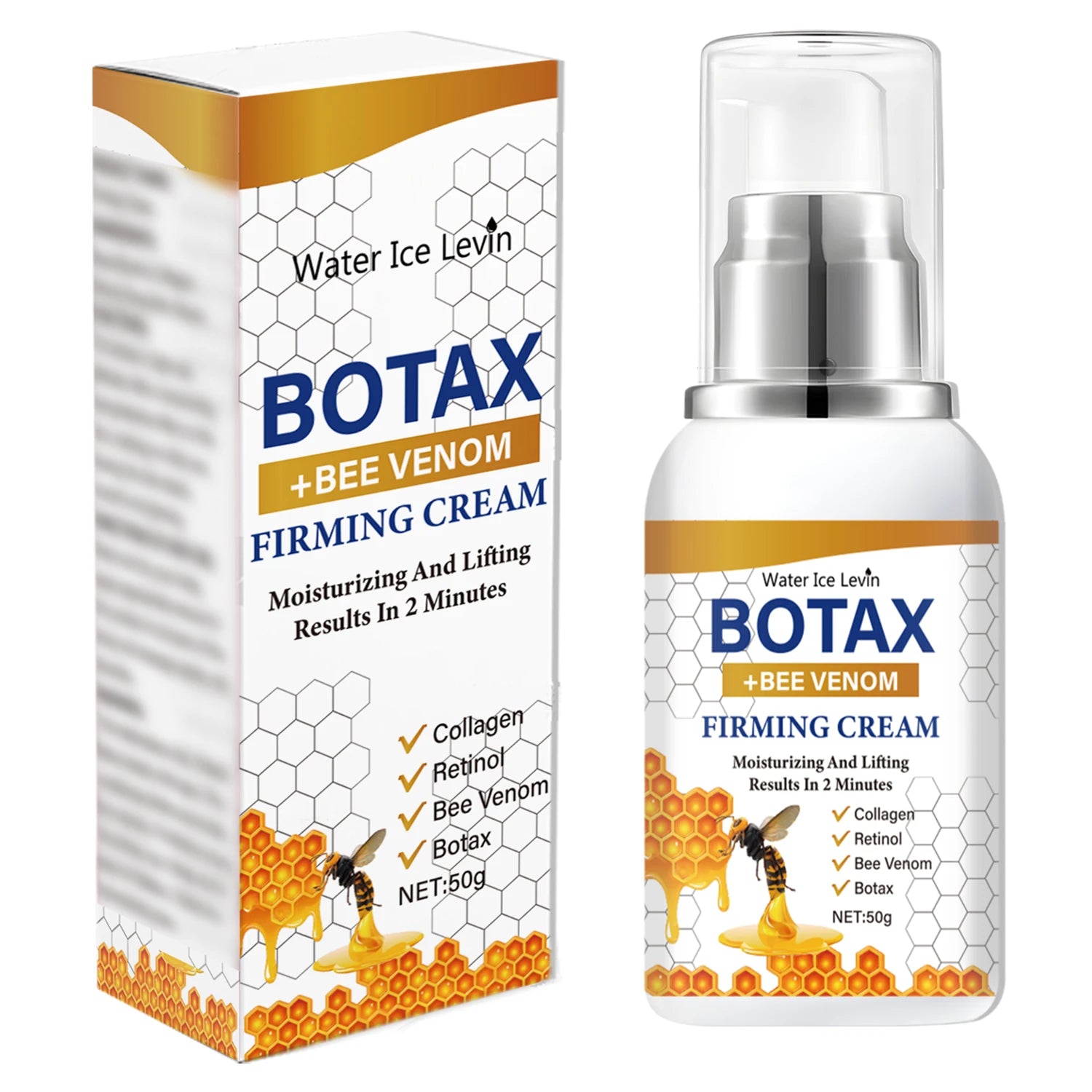 Botax Firming Cream – Bee Venom, Retinol & Collagen Lift Firming Face Cream Peaceful Pleasures Health and Wellness YELLOW 50g