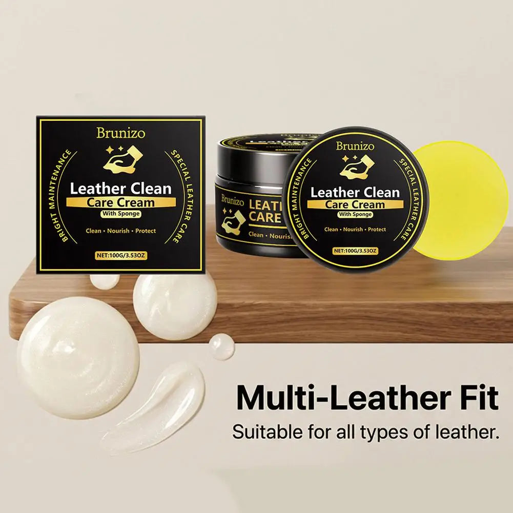 Bestselling Car Interior Leather Cleaning&Maintenance Set Deep Spray for Rejuvenating Softness Multifunctional Leather Cleaning Peaceful Pleasures Health and Wellness
