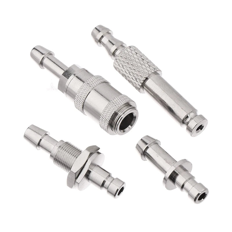 NIBP Blood Pressure Cuff Air Hose Metal Connector Adapter
