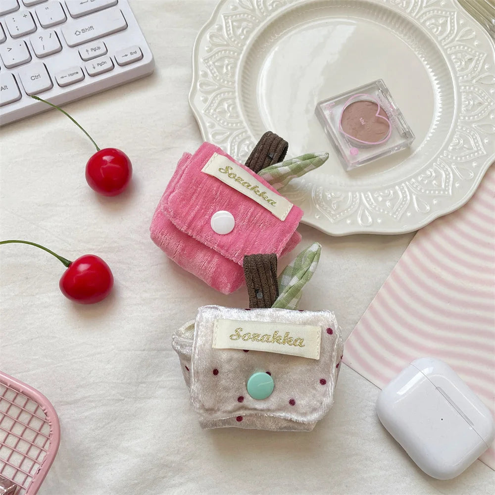 Cute Design Suitable Apple Airpods Headphone Bag Storage Wireless