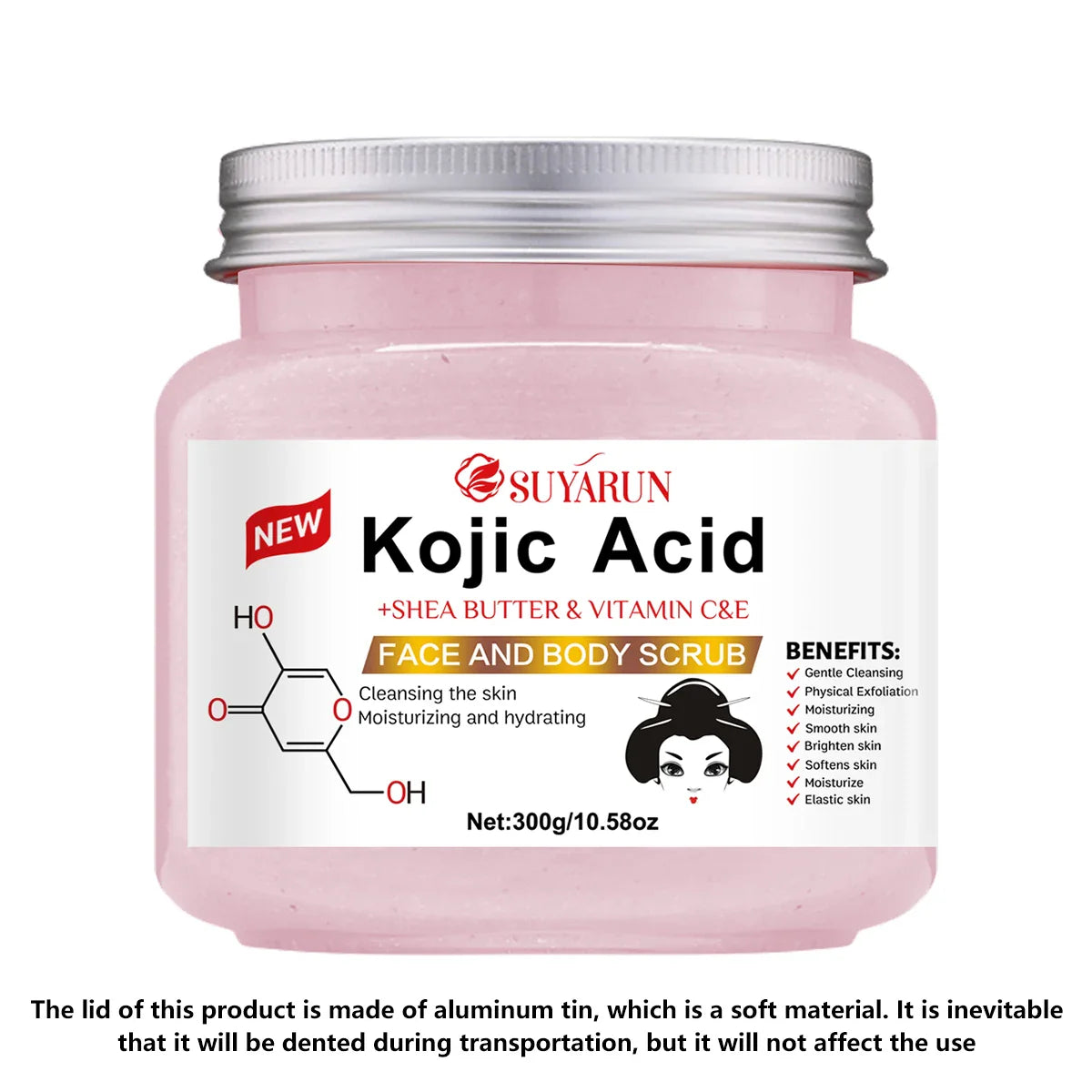 SUYARUN Kojic Acid Body Scrub – Brightening & Dark Spot Fading