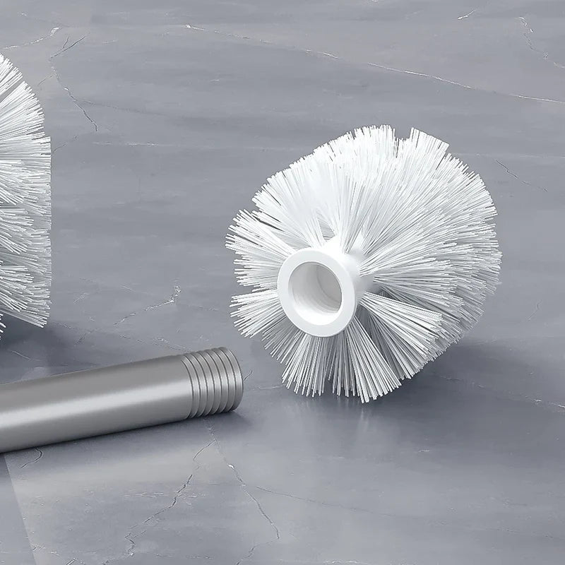 ONROSY Replacement Toilet Brush Head White & Black | 1 PC