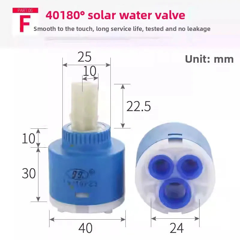 Ceramic Faucet Cartridge 25mm 35mm 40mm | Mixer Tap Valve