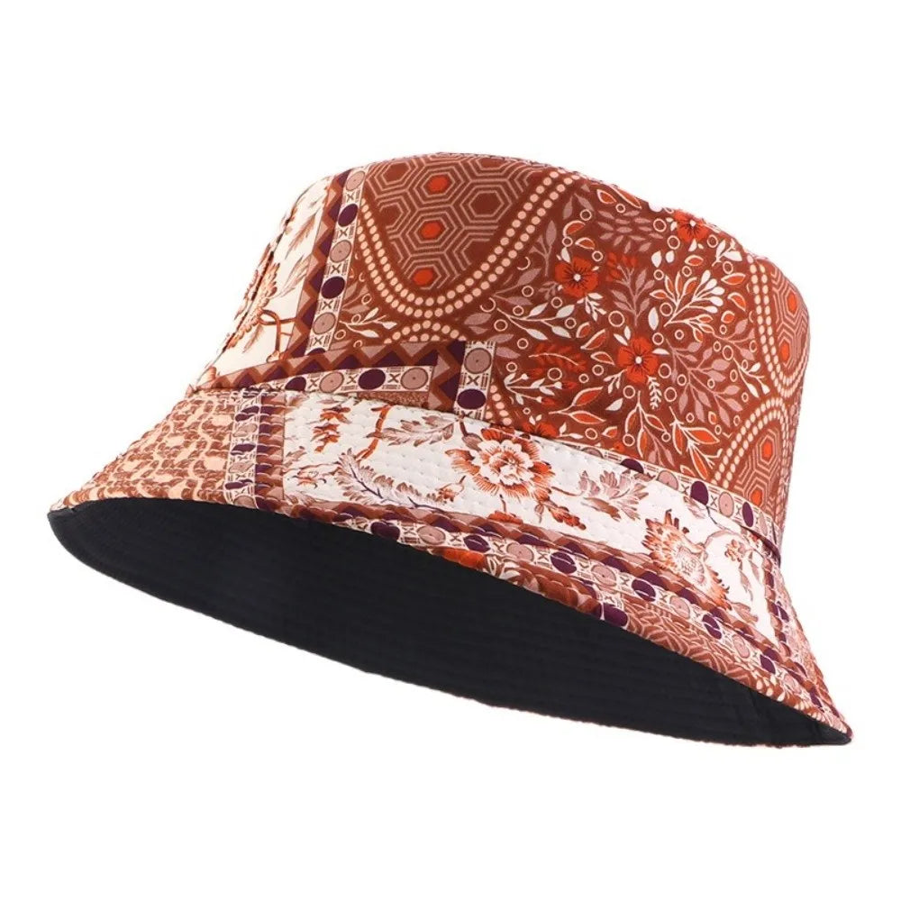 Reversible Printed Bucket Hat – Unisex Beach Sun Hat