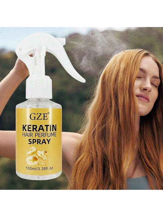 GZE Keratin Hair Perfume Spray – Moisturizing Silky Hair Mist Keratin Hair Mist Peaceful Pleasures Health and Wellness