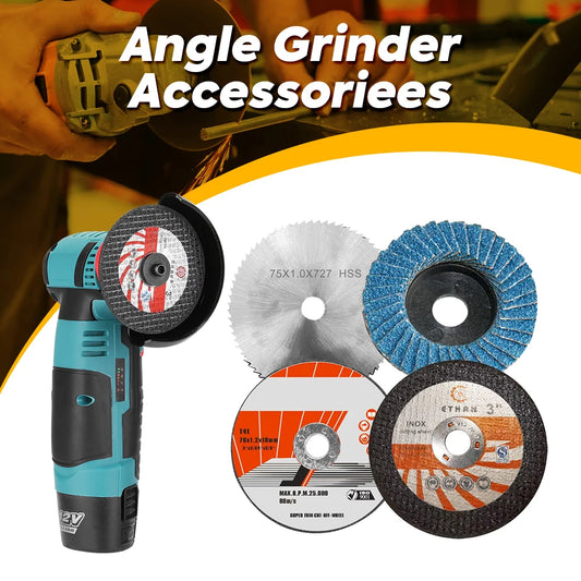 3inch Resin Sawblade Grinding Disc Electric Angle Grinder Attachment Cutting Wheel 75mm Diameter 10mm Bore Cutting Disc Peaceful Pleasures Health and Wellness