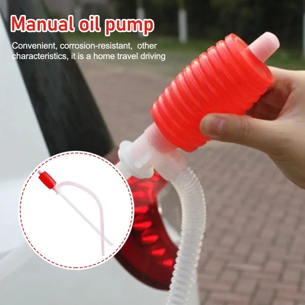 Portable Manual Siphon Hand Pump – Fuel, Oil & Liquid Transfer