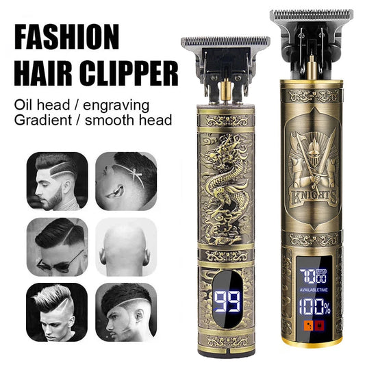 2026 T9 Cordless Vintage Hair Clipper Electric USB Fast Charging Portable Hair Trimmer Barber Shaver/Machine Accessories Peaceful Pleasures Health and Wellness