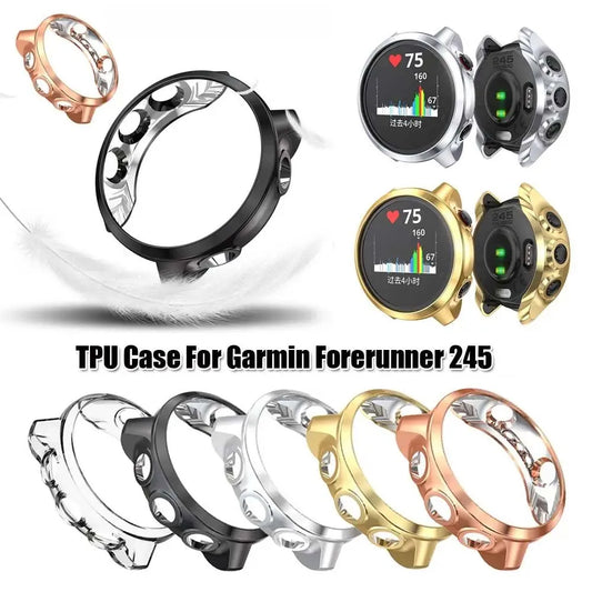 Garmin Forerunner 245 Soft TPU Protective Case & Screen Cover Peaceful Pleasures Health and Wellness