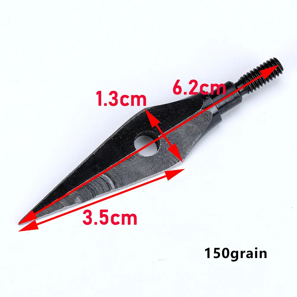 Carbon Steel Arrowheads Archery Broadheads Hunting Arrow Heads Tips