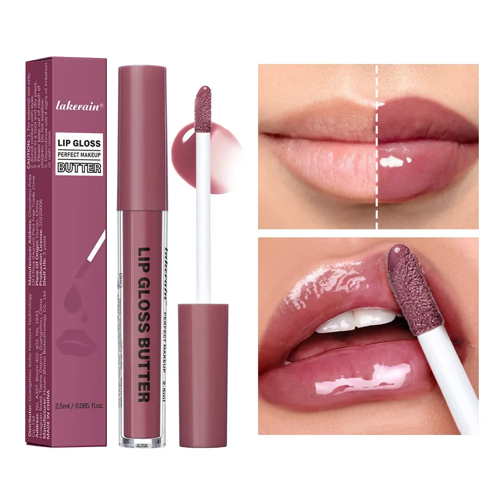 Lakerain Lip Plumping Butter Gloss – 13 Shades | Moisturizing