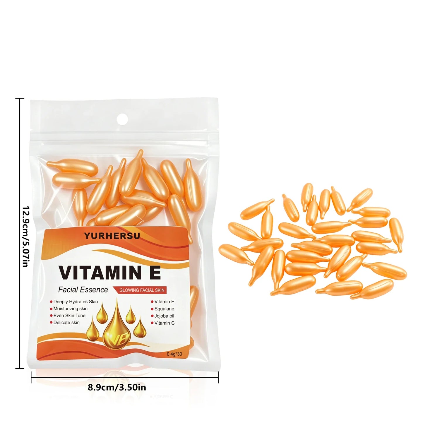 Vitamin E Essence Capsules – Deep Moisturizing Facial Serum