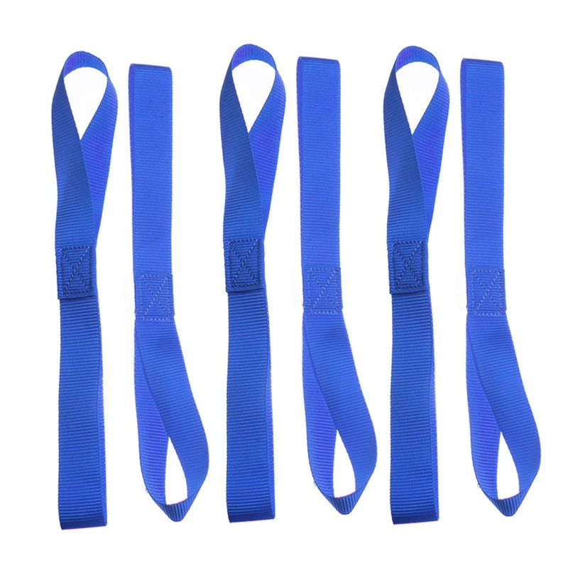 25mm Soft Loop Tie-Down Straps | Heavy Duty Cargo Lashing 6-Pack