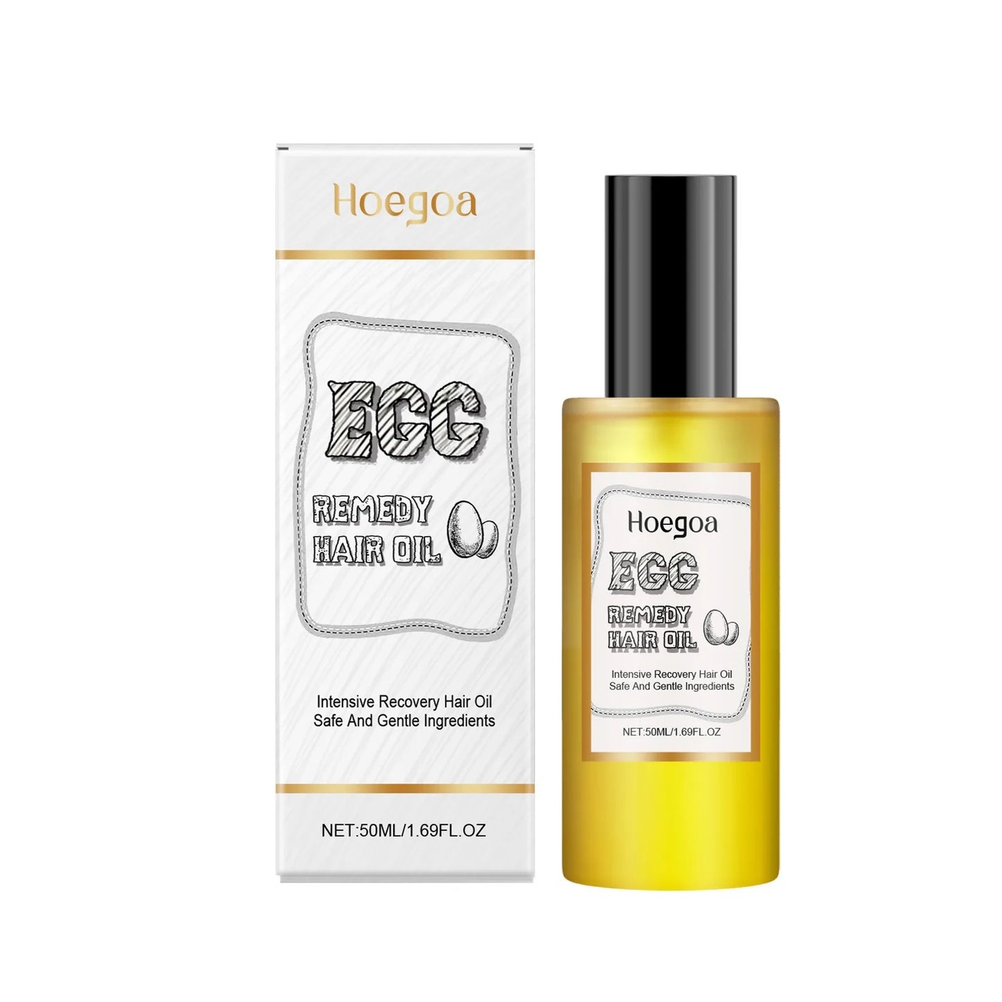 Hoegoa Egg Remedy Hair Oil – Frizz Repair & Nourishing 50ml