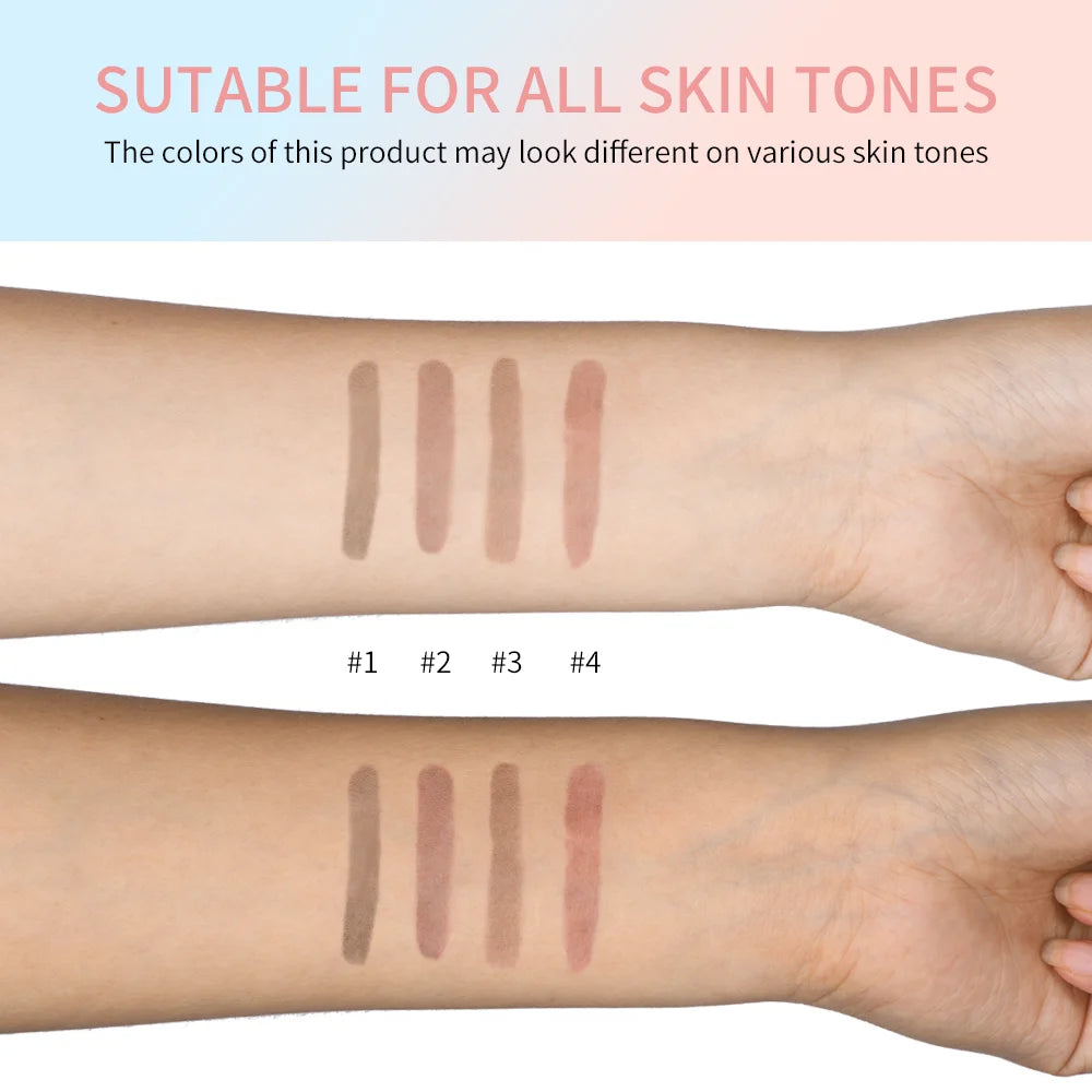 4colors Lip Liner Tattoo Matte Peel Off Enhance Lips Lip Liner Waterproof Long Lasting Moisturizing Lips Gloss Tattoo Cosmetics Peaceful Pleasures Health and Wellness