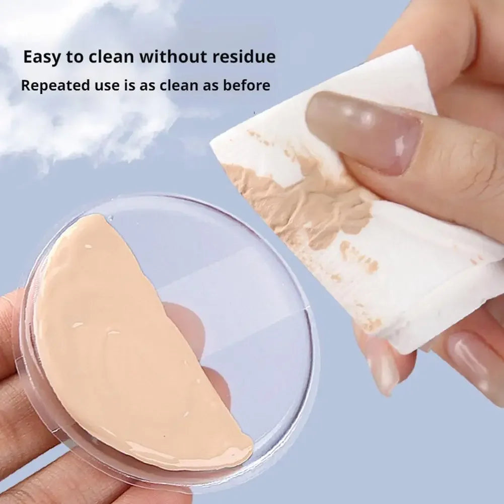 Silicone Powder Puffs,Silicone Makeup Sponge,Washable Foundation Makeup Jelly Puff Sponge Applicator For Liquid Primer Concealer Peaceful Pleasures Health and Wellness