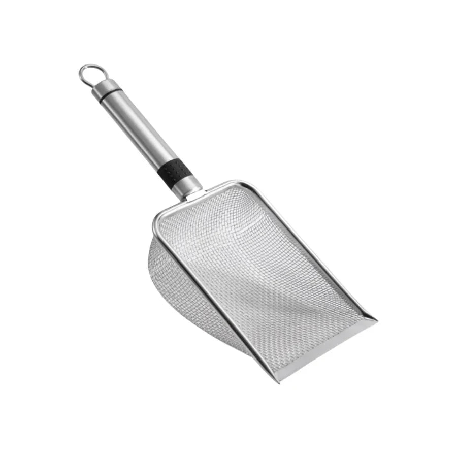 Stainless Steel Cat Litter Scoop – Durable, Easy Clean, Ergonomic Handle, Rust-Resistant, Ideal for Quick Waste Removal Peaceful Pleasures Health and Wellness stainless steels