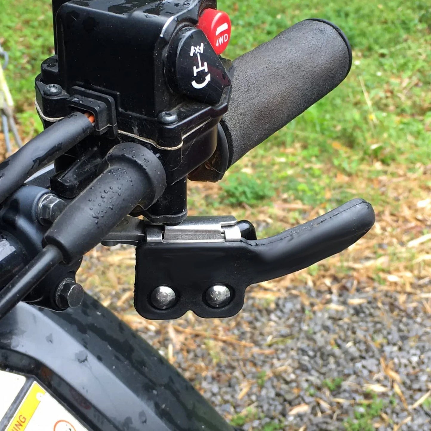 ATV Thumb Throttle Extender | Ergonomic Rubber Bendable Clamp-On