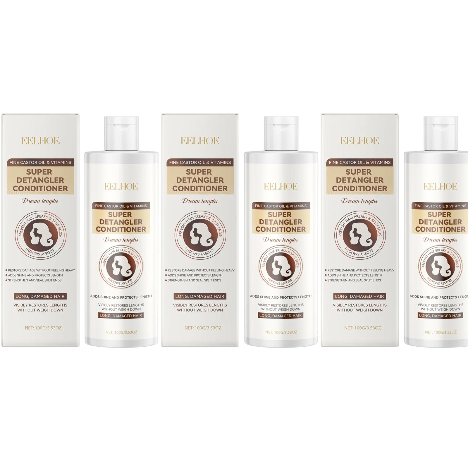 Thermal Protection Hair Conditioner Repair Improving Frizz Hair Restore Natural Luster Strengthen Roots Moisturizing Conditioner Peaceful Pleasures Health and Wellness 3 x 100g Boxed