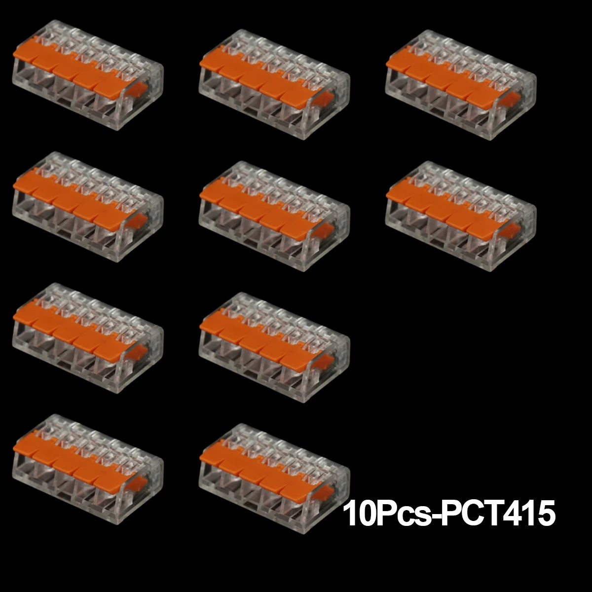 Push-In Lever Wire Connectors 2/3/4/5 Pin Terminal Block Set Lever Wire Connectors Peaceful Pleasures Health and Wellness 10Pcs-PCT415