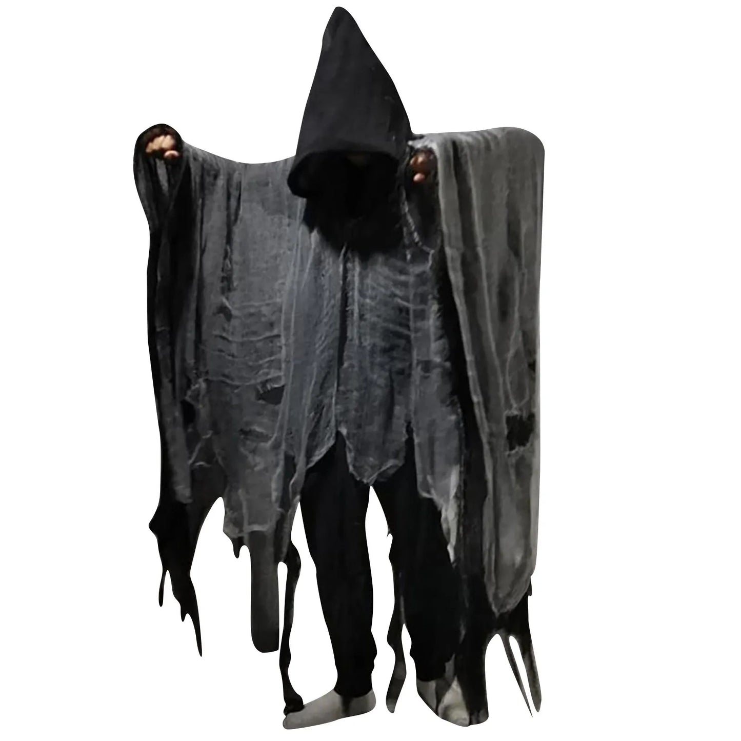 Halloween Gothic Hooded Cloak Costume | Unisex Cape & Dress Set
