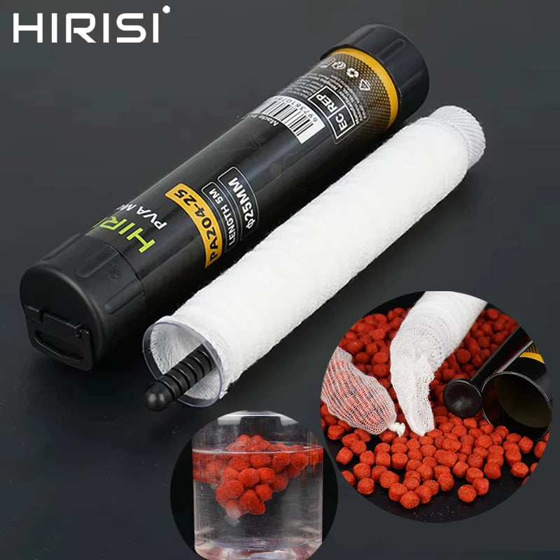 Hirisi 5M PVA Mesh Tube – Fast Dissolving Carp Bait Wrap