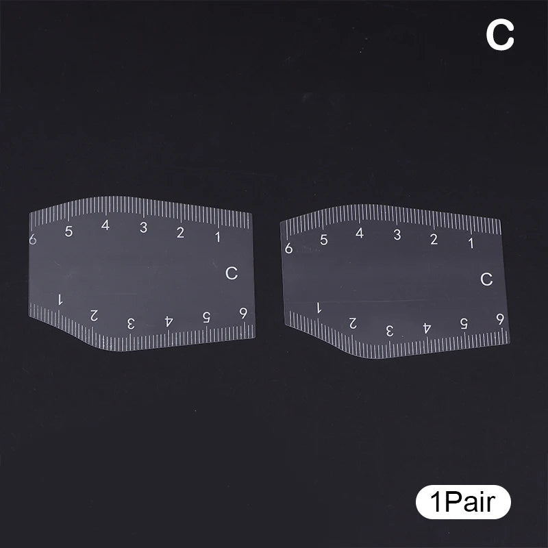 Eyebrow Shaping Ruler Stencil Kit – Beginner Brow Tool