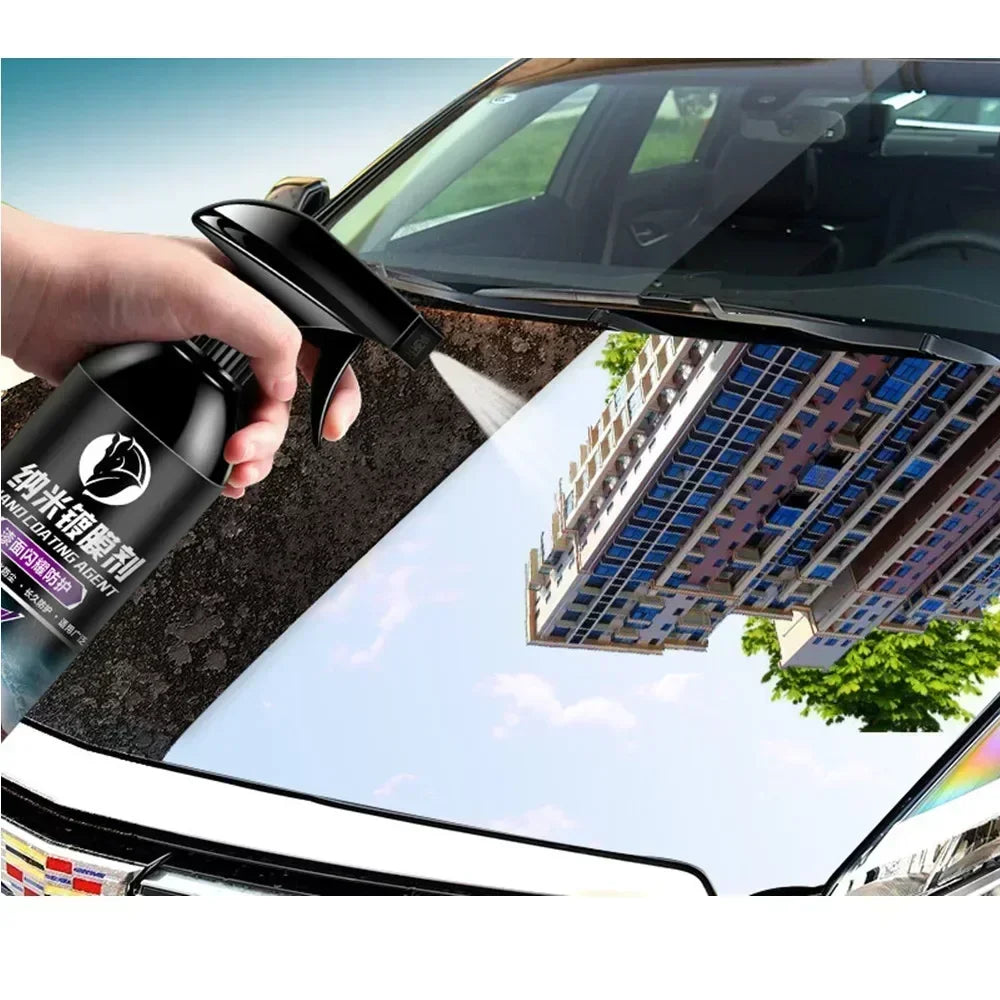 Ceramic Car Coating 500ML 9H Nano Liquid Glass Plated Crystal Hydrophobic Waterproof Polishing Paint Hardness Car Polish Wax Peaceful Pleasures Health and Wellness