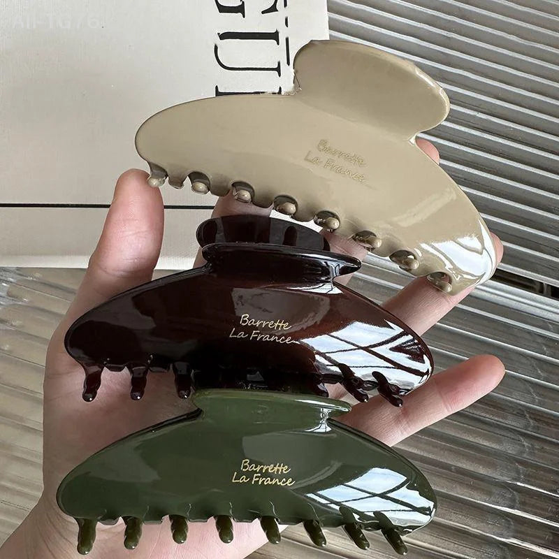 Large Crab Hair Clip – Retro Korean Acetate Hair Claw