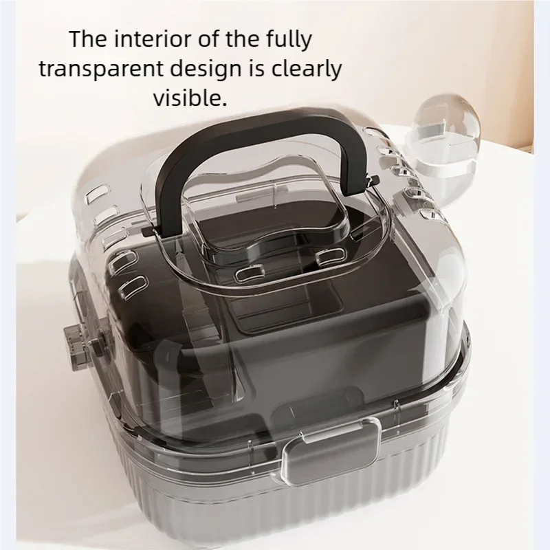 Hamster Travel Cage | Lightweight Chinchilla Carrier + Water Bottle