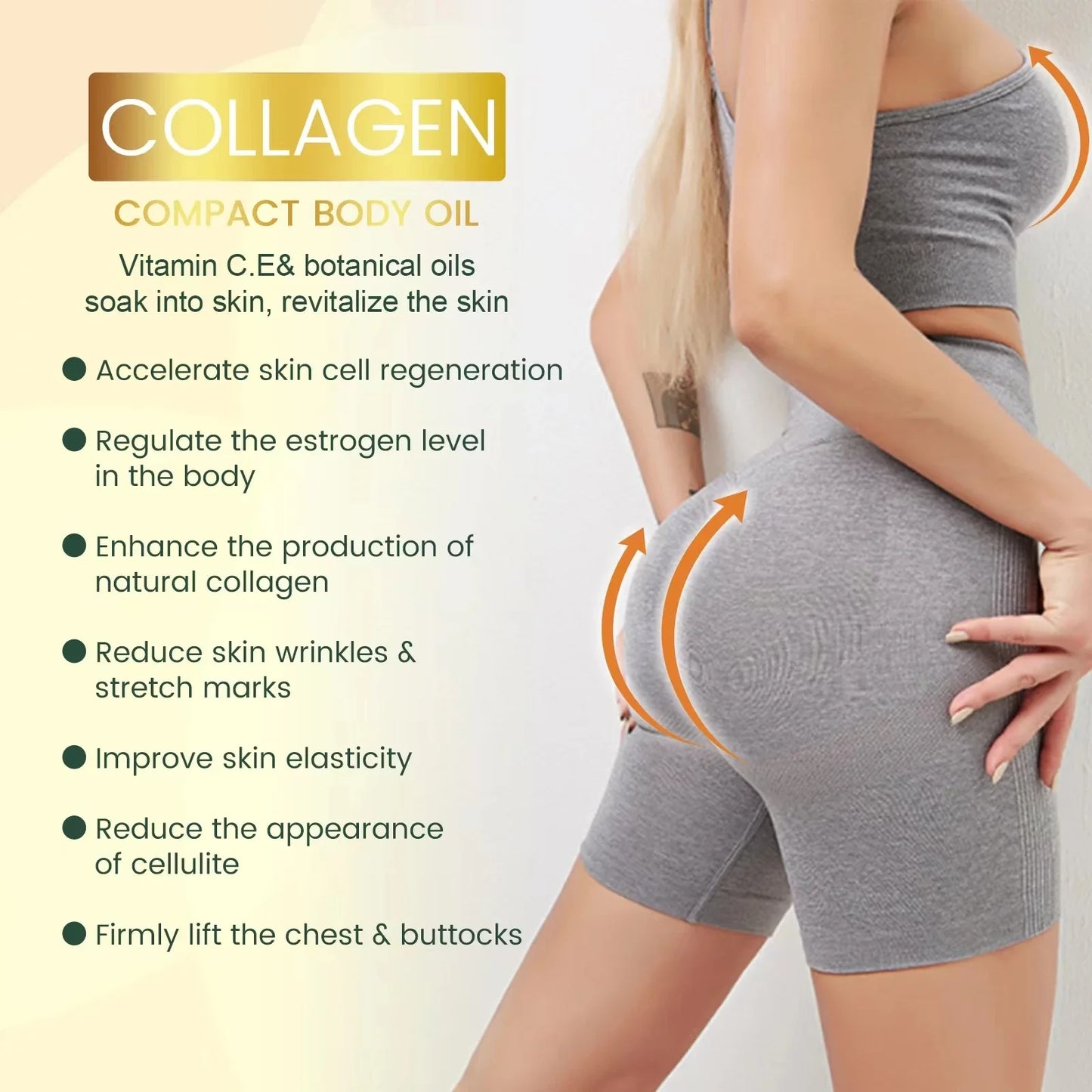 TRSTAY Collagen Compact Body Oil – Moisturizing Skin Care