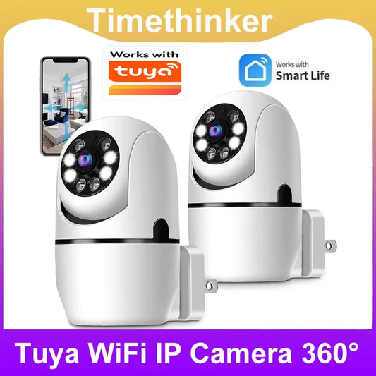 WiFi IP Camera 1080P HD Wireless Two-way Audio Night Vision Motion Detection Security Cameras Indoor For Tuya Smart Home Peaceful Pleasures Health and Wellness