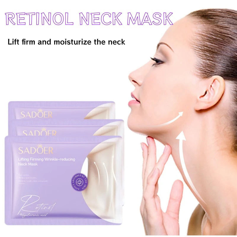 Peptide Firming Neck Mask Lifting And Firming Neck Skin Reduce Fine Lines Deeply Moisturize Makes Skin Glow Nourishing Neck Care Peaceful Pleasures Health and Wellness