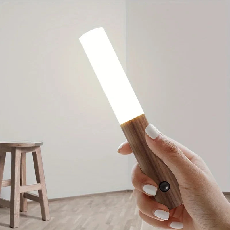 Motion Sensor LED Night Light – Rechargeable Wall Lamp