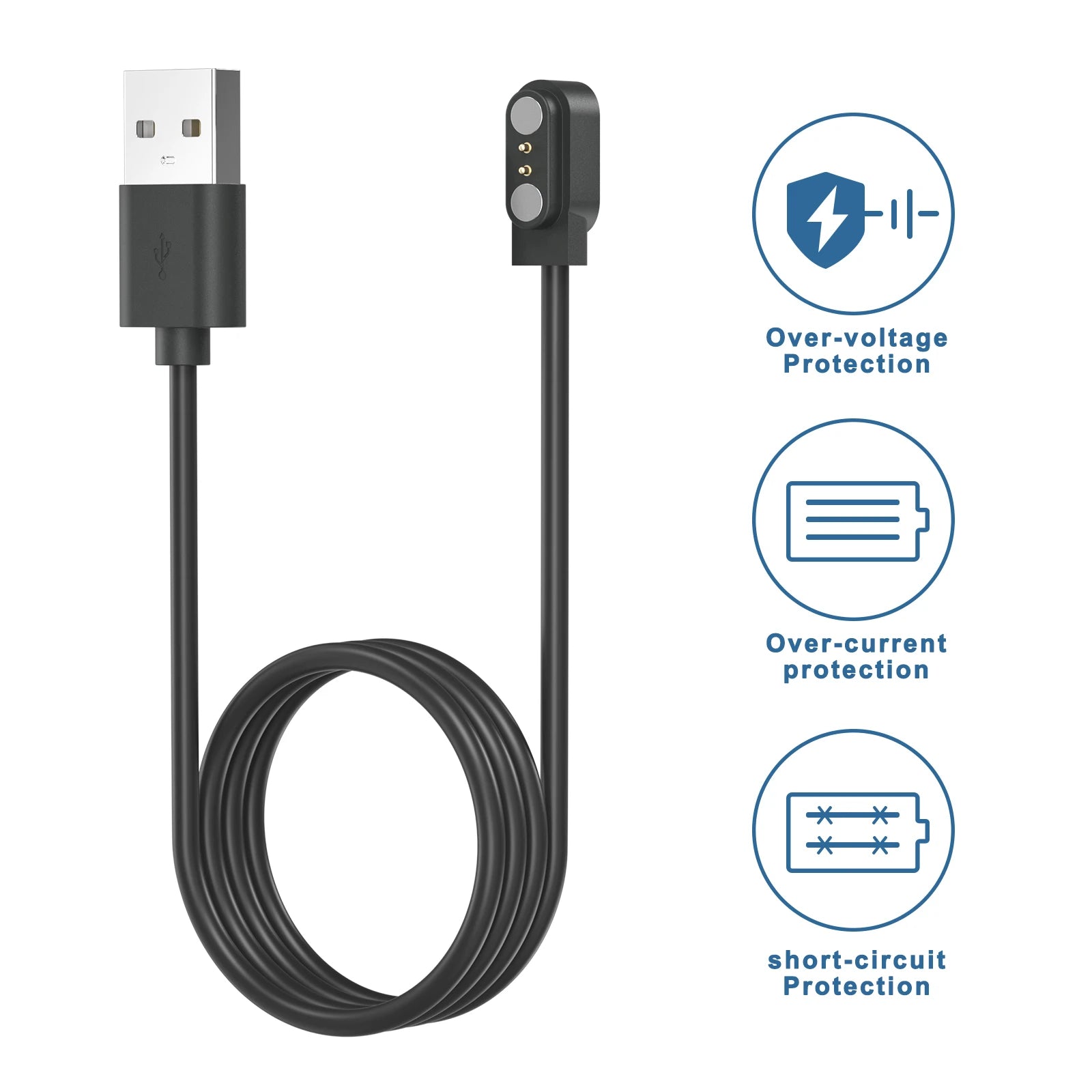 Smart Watch Charger – Willful, Wyze, Letsfit & Umidigi Cable Peaceful Pleasures Health and Wellness