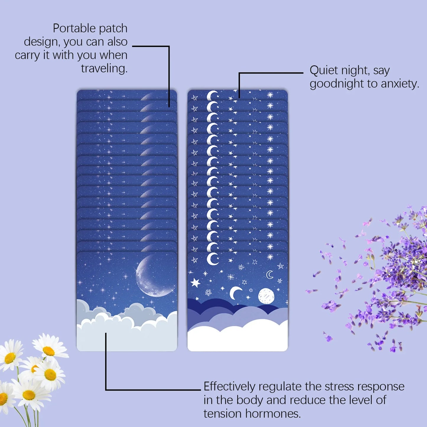 Woodsleep Lavender Herbal Sleep Patch – 32 Nighttime Stickers