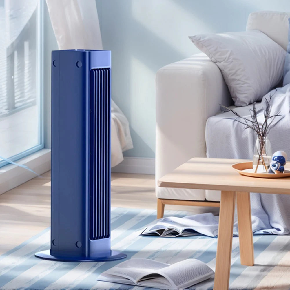 Bladeless Desktop Fan | 3-Speed Quiet Rechargeable Standing Fan