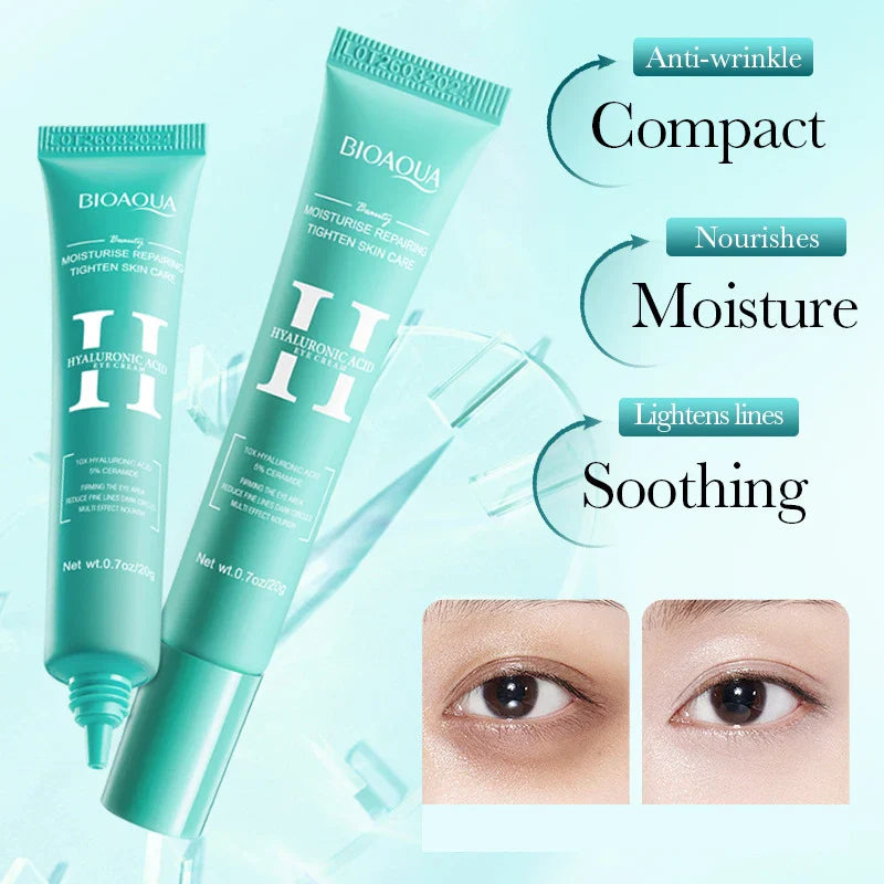 BIOAQUA Hyaluronic Acid Face & Eye Cream Set – Hydrating Kit