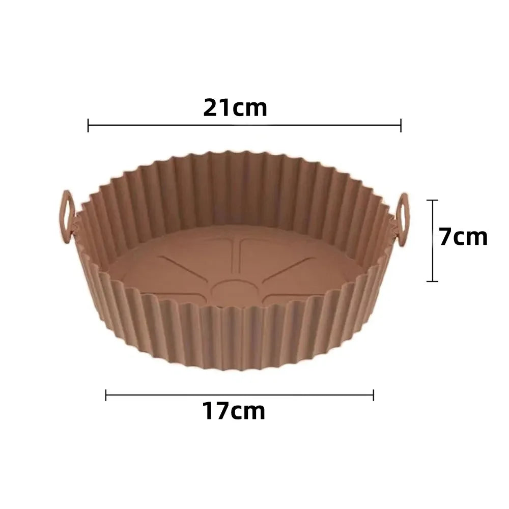 Reusable Silicone Baking Mat – Non-Stick Air Fryer Liner