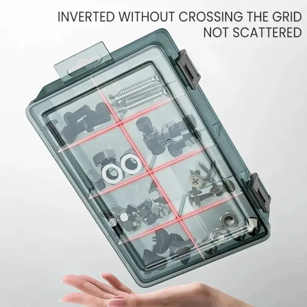 Plastic Parts Storage Box with Removable Dividers | Organizer