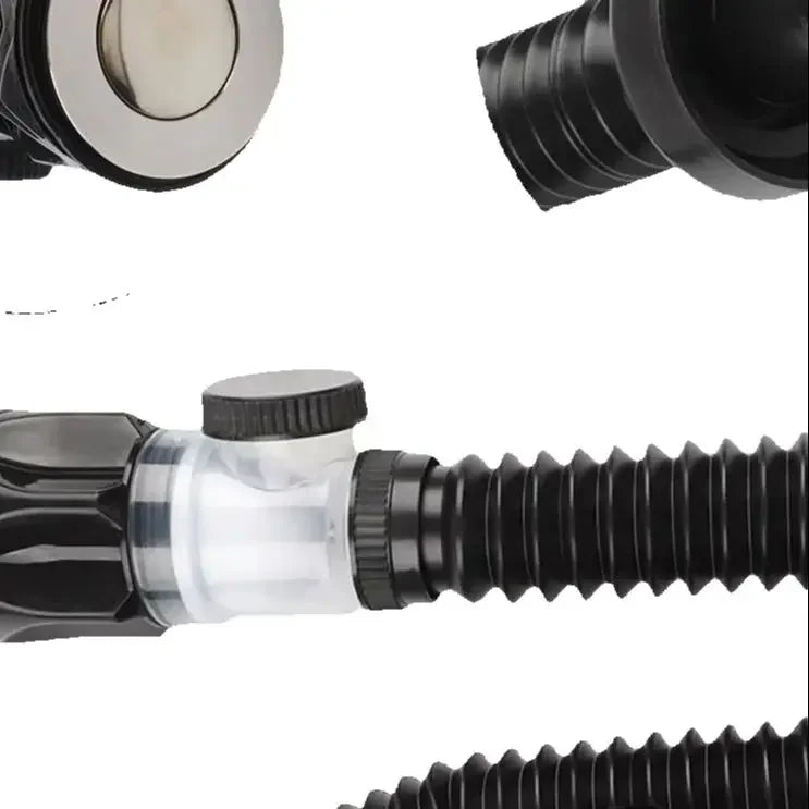 Black Press-Type Sink Drain Fitting – Anti-Insect, Tool-Free