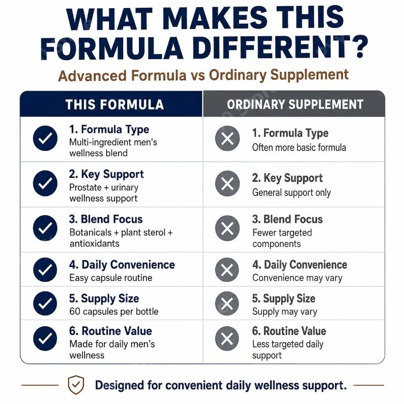 Prostate Support Supplement | Saw Palmetto, Beta-Sitosterol 60 Caps