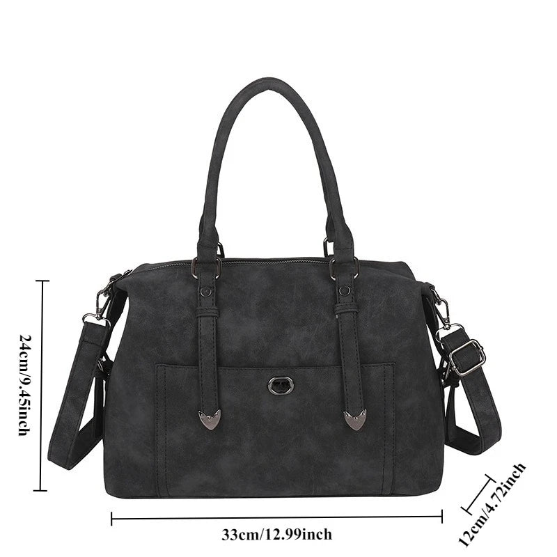 New Minimalist and Fashionable Retro Single Shoulder Crossbody Bag with Versatile Texture for Commuting Tote Bag Fashionable Bag Peaceful Pleasures Health and Wellness