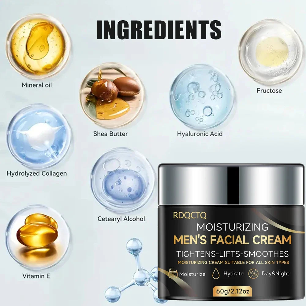 Men's Retinol Face Cream – Collagen & Hyaluronate Moisturizer