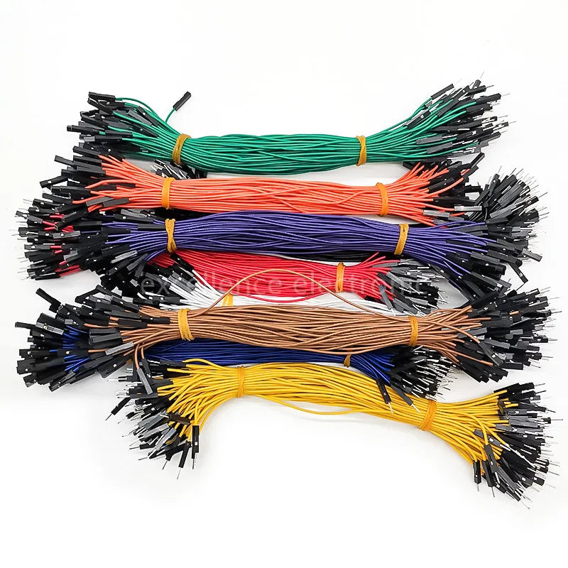 10pcs Breadboard Dupont Cable For Arduino Line 2.54mm Male Female Dupont Jumper Wire 26AWG Cable DIY Electronic 1P Connector Peaceful Pleasures Health and Wellness