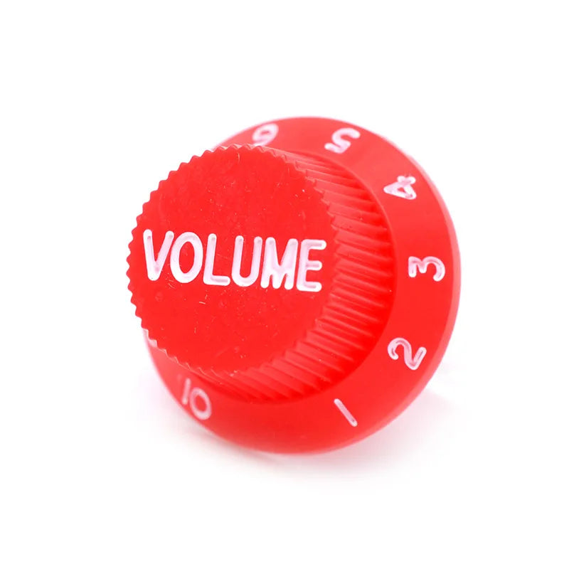 Black Plastic Volume Tone Control Knob Electric Guitar Pickup