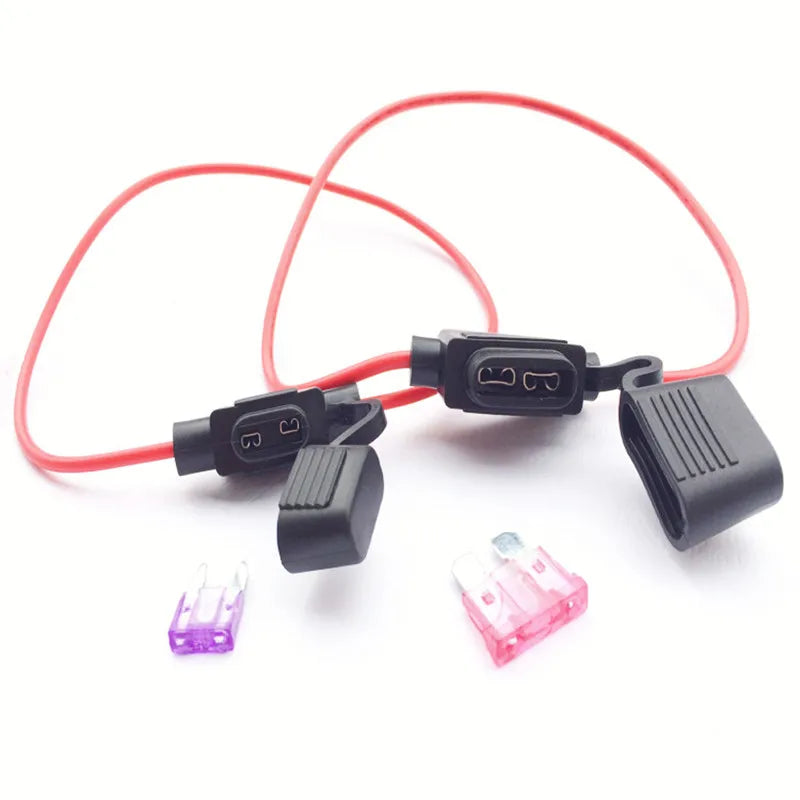 1Set Standard/Mini/Micro Car Waterproof Fuse Box Blade Type In Line Fuse Holder Power Socket 18/16/14/12AWG 5A 10A 20A 30A40A50A Peaceful Pleasures Health and Wellness