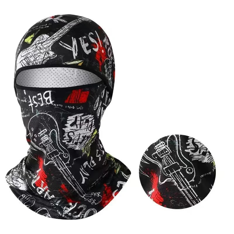 Summer Cool Ice Silk Balaclava - Full Face Cover with UV Protection for Cycling, Motorcycle & Outdoor Sports Peaceful Pleasures Health and Wellness B2