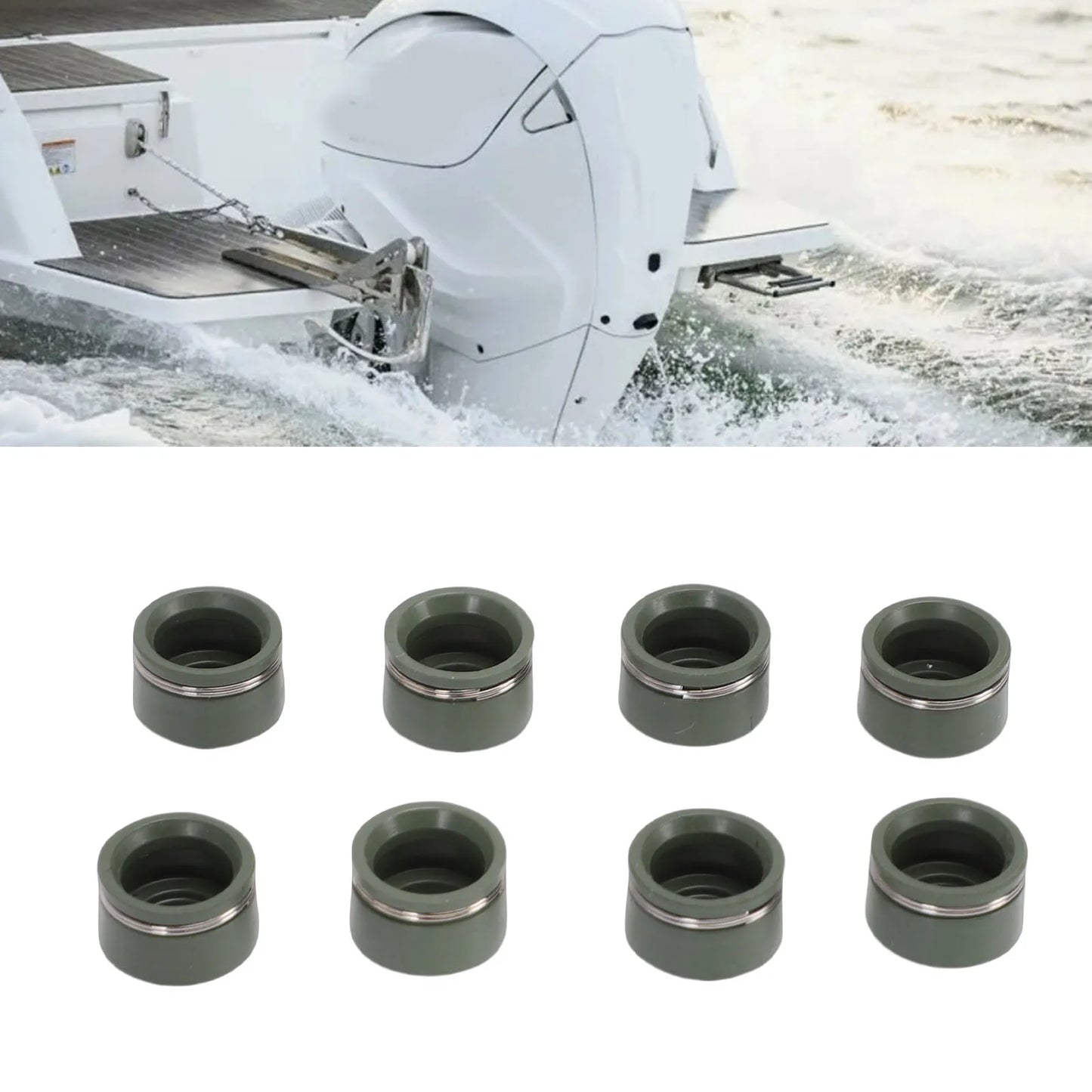 8PCS Valve Stem Seal 51Y-12119-00-00 | Waverunner & Outboard