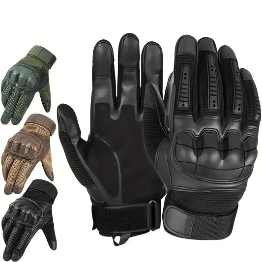 1 Pair Motorcycle Cycling Gloves For Men And Women, Touchscreen Tactical Fingerless Gloves For Work Outdoor Sport, Rock Climbing Peaceful Pleasures Health and Wellness